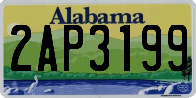 AL license plate 2AP3199
