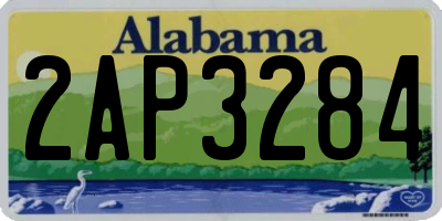 AL license plate 2AP3284