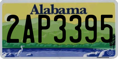 AL license plate 2AP3395