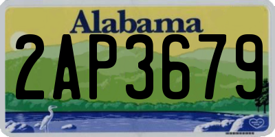 AL license plate 2AP3679