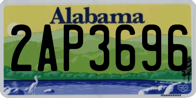 AL license plate 2AP3696