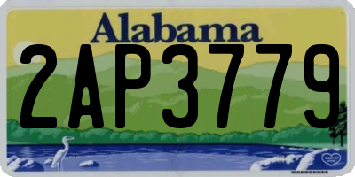 AL license plate 2AP3779