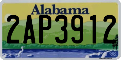 AL license plate 2AP3912