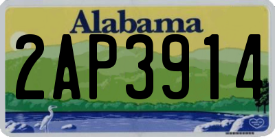 AL license plate 2AP3914