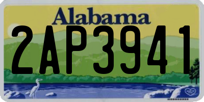 AL license plate 2AP3941