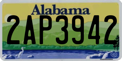 AL license plate 2AP3942
