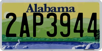 AL license plate 2AP3944