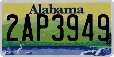 AL license plate 2AP3949