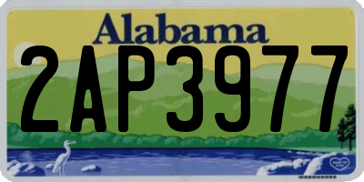 AL license plate 2AP3977