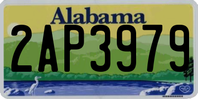 AL license plate 2AP3979