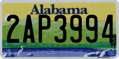 AL license plate 2AP3994