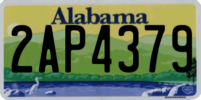 AL license plate 2AP4379