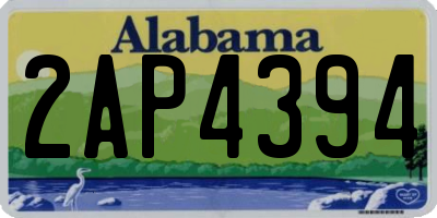 AL license plate 2AP4394
