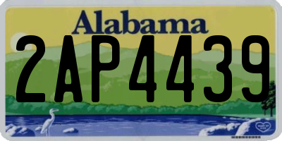 AL license plate 2AP4439
