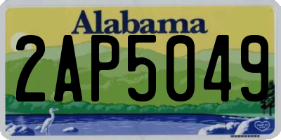 AL license plate 2AP5049