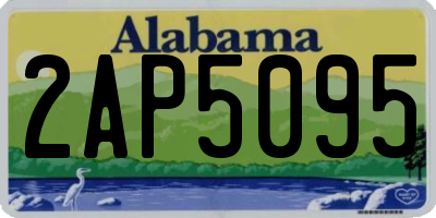 AL license plate 2AP5095