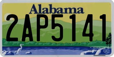 AL license plate 2AP5141