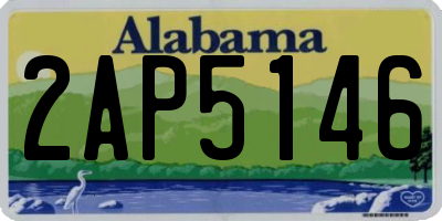 AL license plate 2AP5146