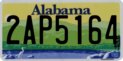 AL license plate 2AP5164