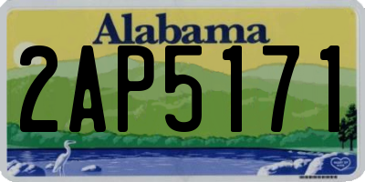 AL license plate 2AP5171