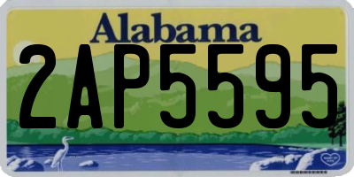 AL license plate 2AP5595