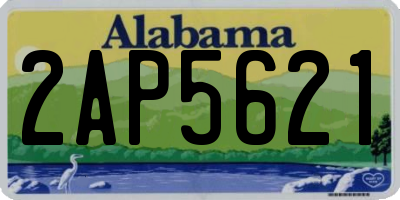 AL license plate 2AP5621