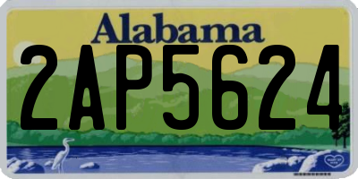 AL license plate 2AP5624