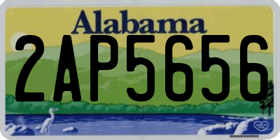 AL license plate 2AP5656
