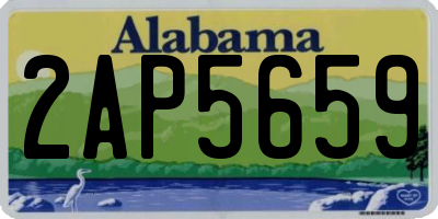 AL license plate 2AP5659