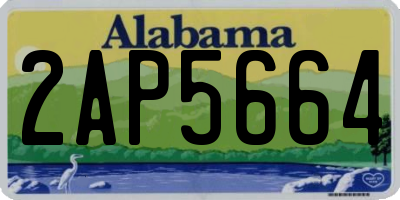AL license plate 2AP5664