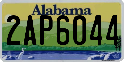 AL license plate 2AP6044