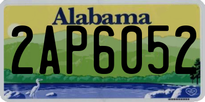 AL license plate 2AP6052