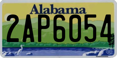 AL license plate 2AP6054