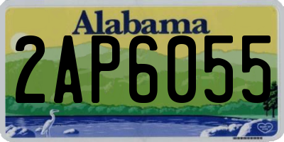 AL license plate 2AP6055