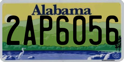 AL license plate 2AP6056