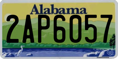AL license plate 2AP6057