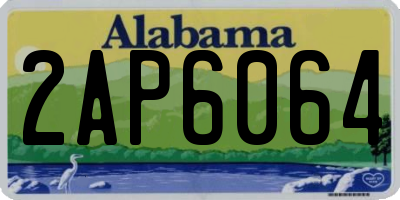 AL license plate 2AP6064