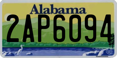 AL license plate 2AP6094