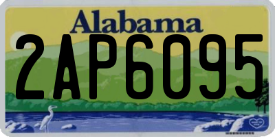 AL license plate 2AP6095