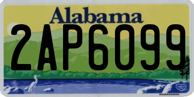AL license plate 2AP6099
