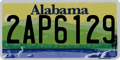 AL license plate 2AP6129