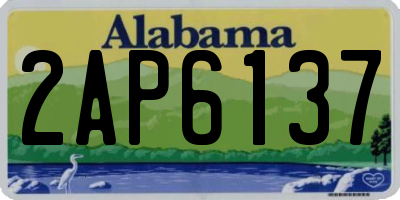 AL license plate 2AP6137