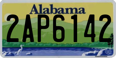 AL license plate 2AP6142