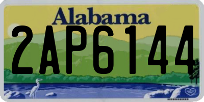 AL license plate 2AP6144