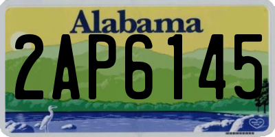 AL license plate 2AP6145