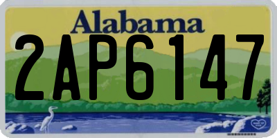 AL license plate 2AP6147