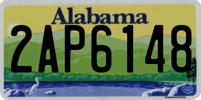 AL license plate 2AP6148