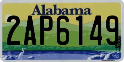 AL license plate 2AP6149