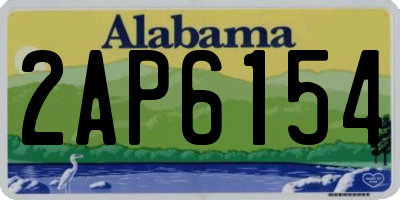 AL license plate 2AP6154