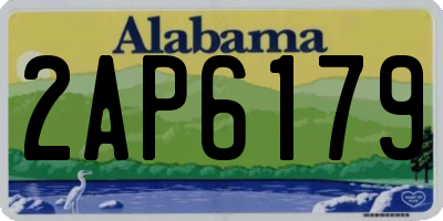 AL license plate 2AP6179